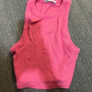 Pink Sleeveless Top
